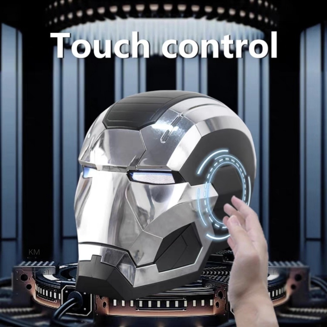 Casco Luminoso de Iron Man MK7 de Plástico con Control por Voz para Cosplay