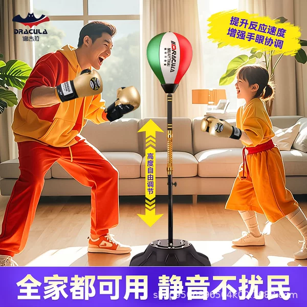 Boxing Speed Ball Home Dodge Reaction Target Adult and Kidsren Trainer Vertical Rebound Tumbler Sandbag Training
