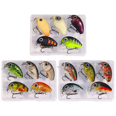 Spinning lure long cast mini fat series rock bottom fishing plug grass carp largemouth bass perch fake lure for freshwater fishing