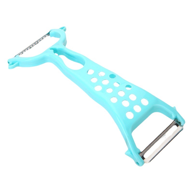 Rallador de doble cabeza, pelador de manzanas, cuchillo pelador de frutas, rallador de verduras, rallador de melón