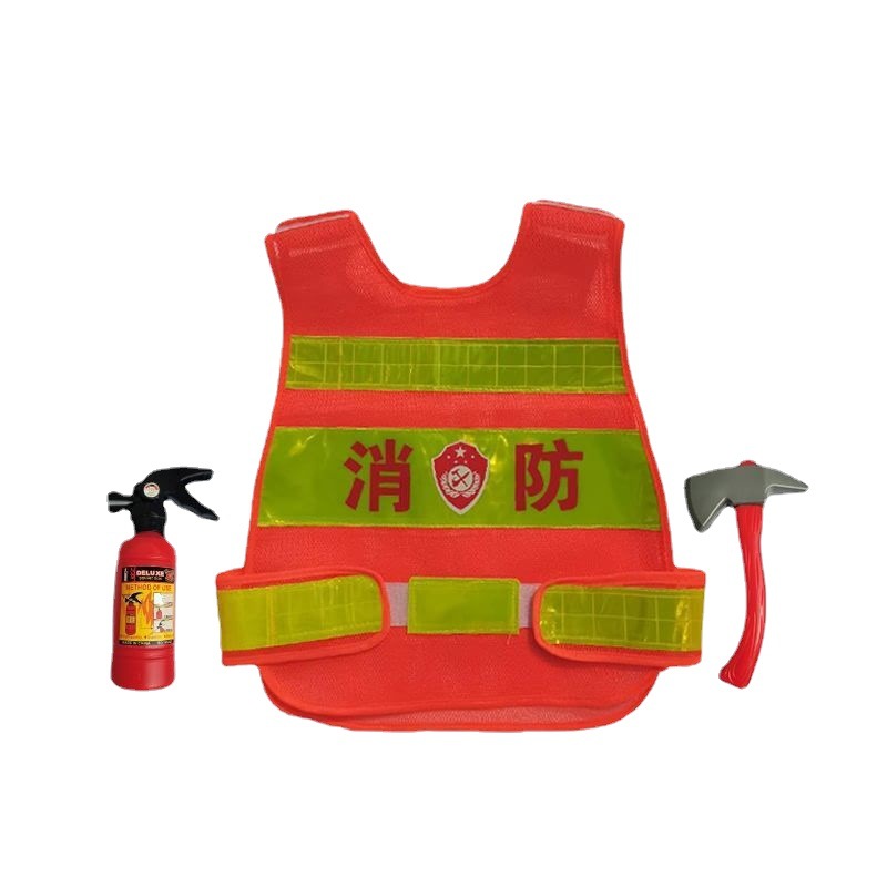 소방관 의류 어린이 완구 전문 체험 유치원 공연 소방복 소방 모자 투구 조끼