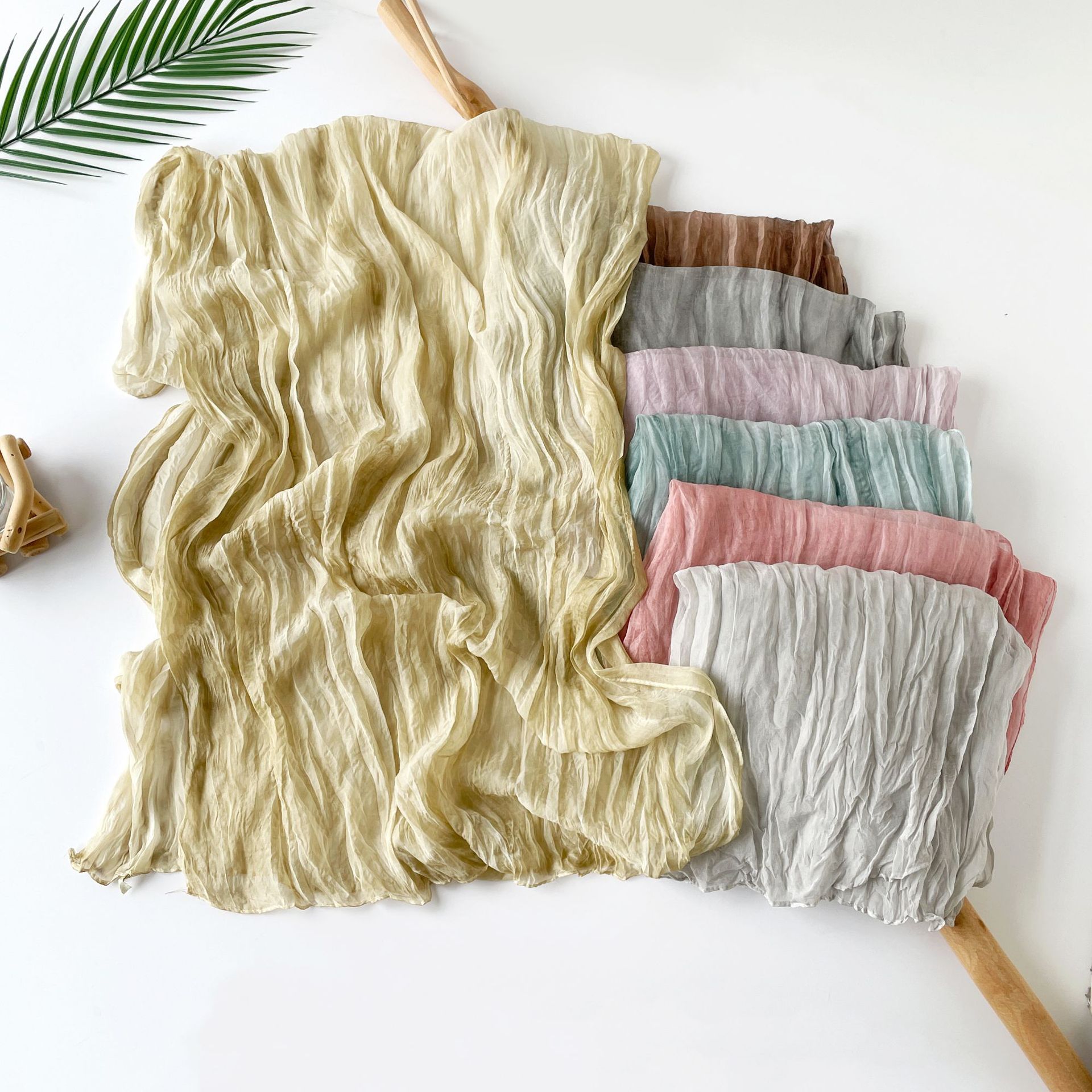 Women's Silk Scarf Lightweight Sunscreen Headscarf For Women_voghion.com