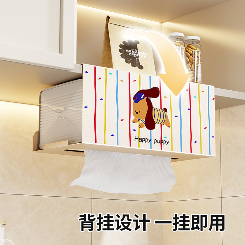 錬鉄製キッチンペーパータオルホルダーアンクレットペーパータオルボックス壁掛けキャビネットペーパーハンギングラック逆さペーパータオルボックス収納ラック|undefined