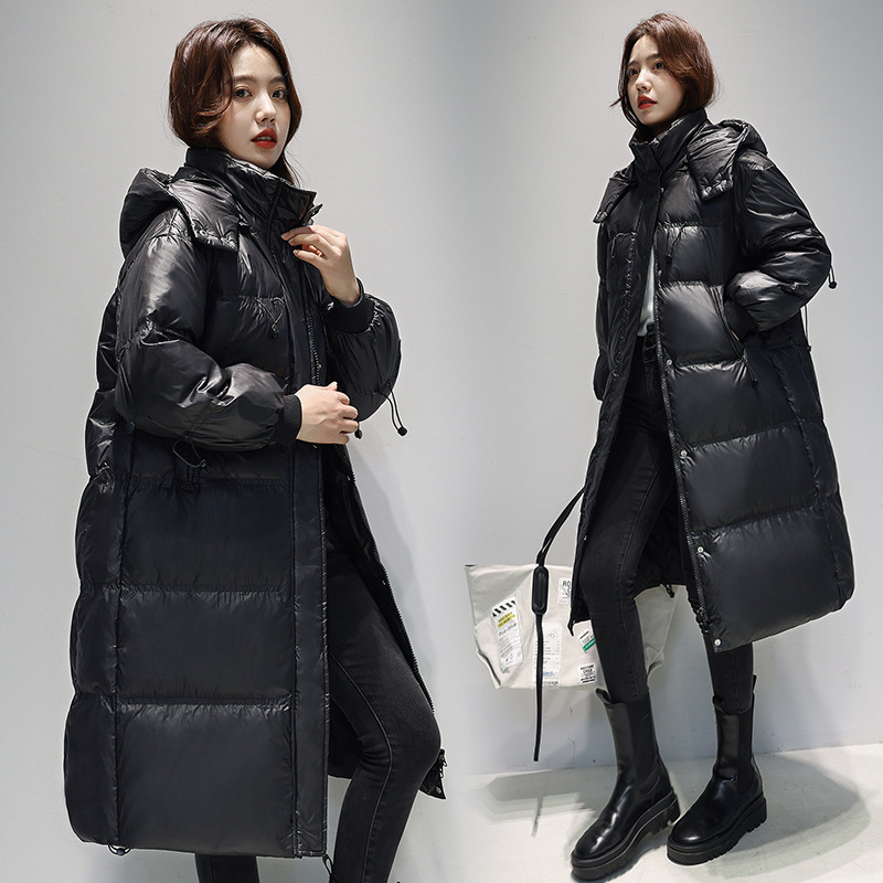Winter Brand Same Style Lightweight down Jacket for Women, White Duck down Versatile Fashion Loose Comfortable Warm Mid-Length Coat Winter Brand Same Style Lightweight down Jacket for Women, White Duck down Versatile Fashion Loose Comfortable Warm Mid-Length Coat