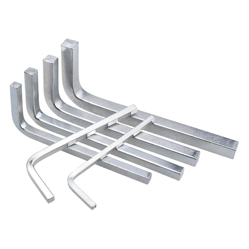 Внутренний четырехугольный квадратный ключ L-типа 4 Квадратная квадратная отвертка Специальная отвертка с четырьмя кромками 345678 м