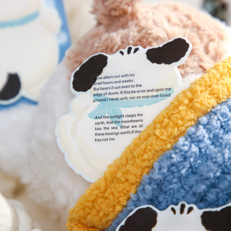 Mr. Paper tarjeta trasera N publicación secundaria serie de escuadrones sobre la pared linda ilustración original mensaje de estudiante nota adhesiva de forma especial