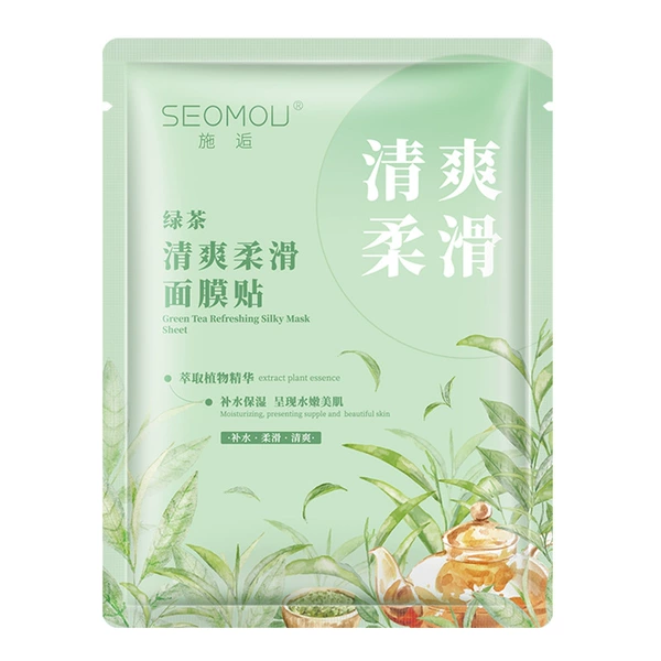Refreshing silky face mask
