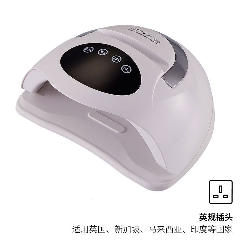 Luz roja transfronteriza lámpara de uñas 320W máquina de uñas de alta potencia lámpara de fototerapia LED de secado rápido fuente de luz doble pegamento de esmalte de uñas lámpara para hornear