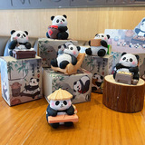 Оригинальная милая изысканная настольная кукла, панда