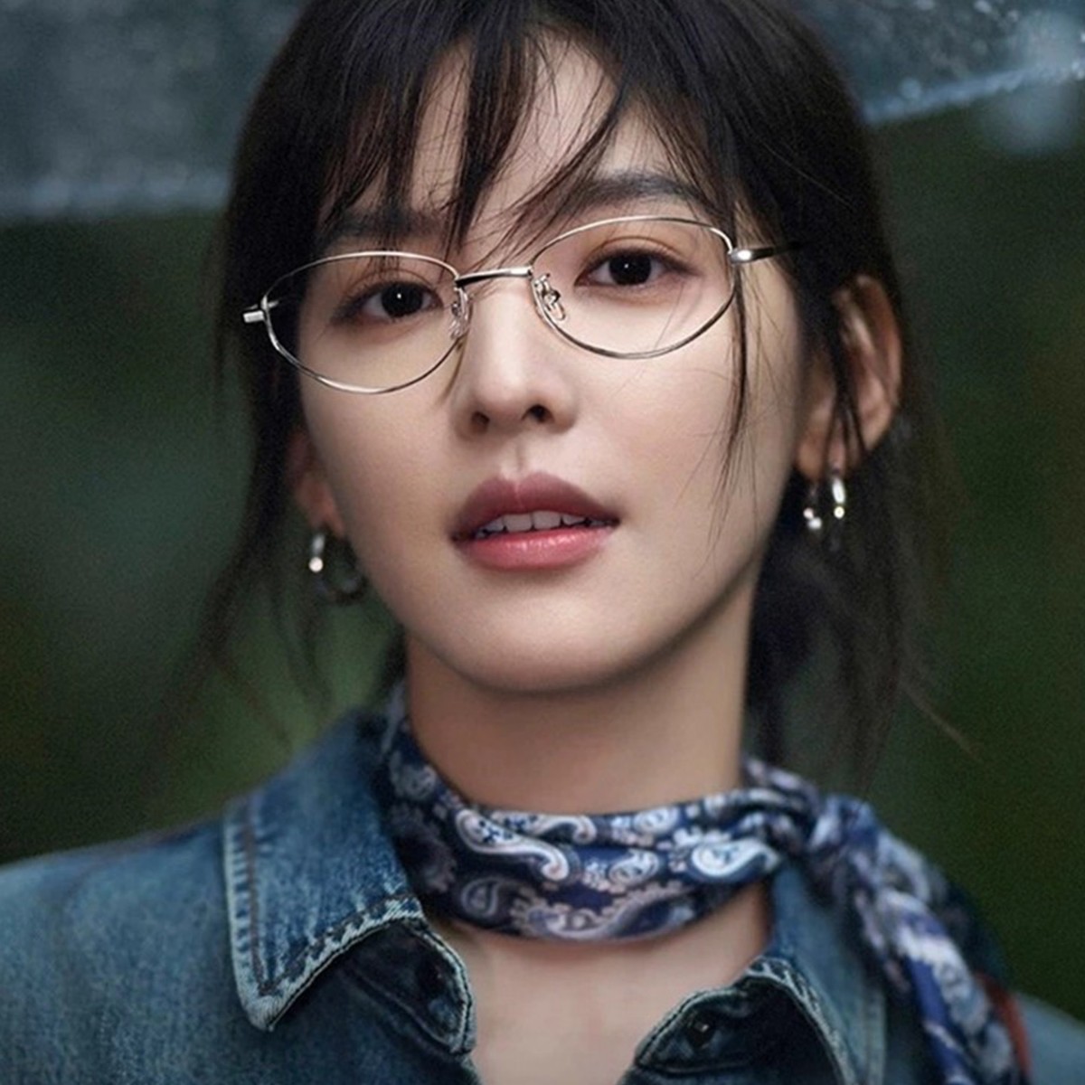 复古文艺高级玳瑁色金丝斯文平光镜女微猫眼温柔韩系防蓝光眼镜框