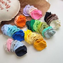 春季新款童袜 ins风宝宝儿童纯色点胶船袜 舒适宝宝袜子批发