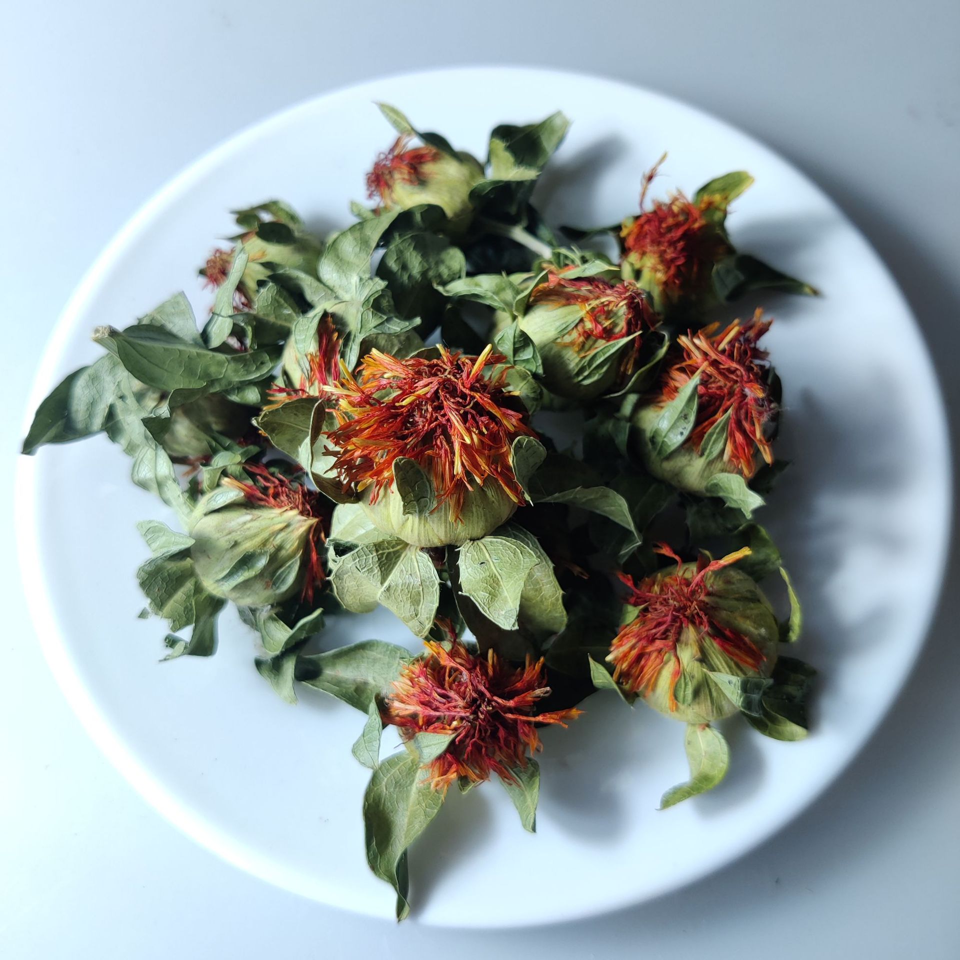 Dried Safflower Herb Hong Hua 500g Loose Herbal Flower for Tea and Decoction preparation