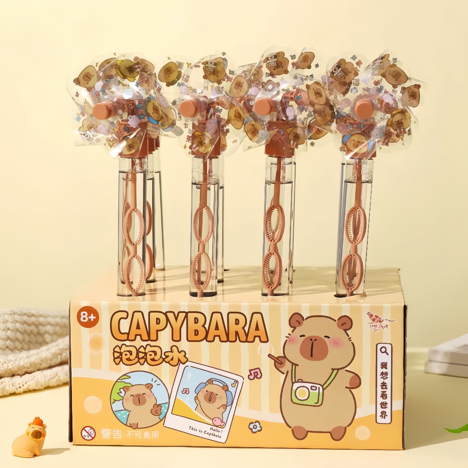 50770 - 카피발라의 여행용 긴 풍차 버블 지팡이, 가격, 엔드 박스에 12개