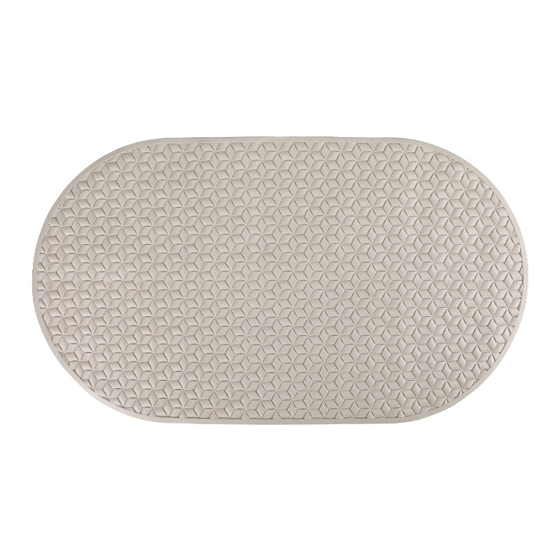 68X38TPE ventosa almohadilla de baño de baño de color sólido Mercedes-Benz almohadilla de baño de baño se puede personalizar