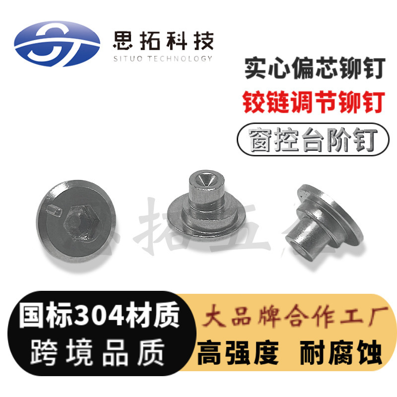 Eccentric Rivets, Double-Step Special-Shaped Countersunk Head Rivets, I-Shaped Rivets, Automotive Instrument Hex Screws, Clutch Rivets