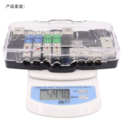 Car audio modification accessories fuse box with LED light safety seat four-way/two-in four-junction box (Other Car Video) - 4-way