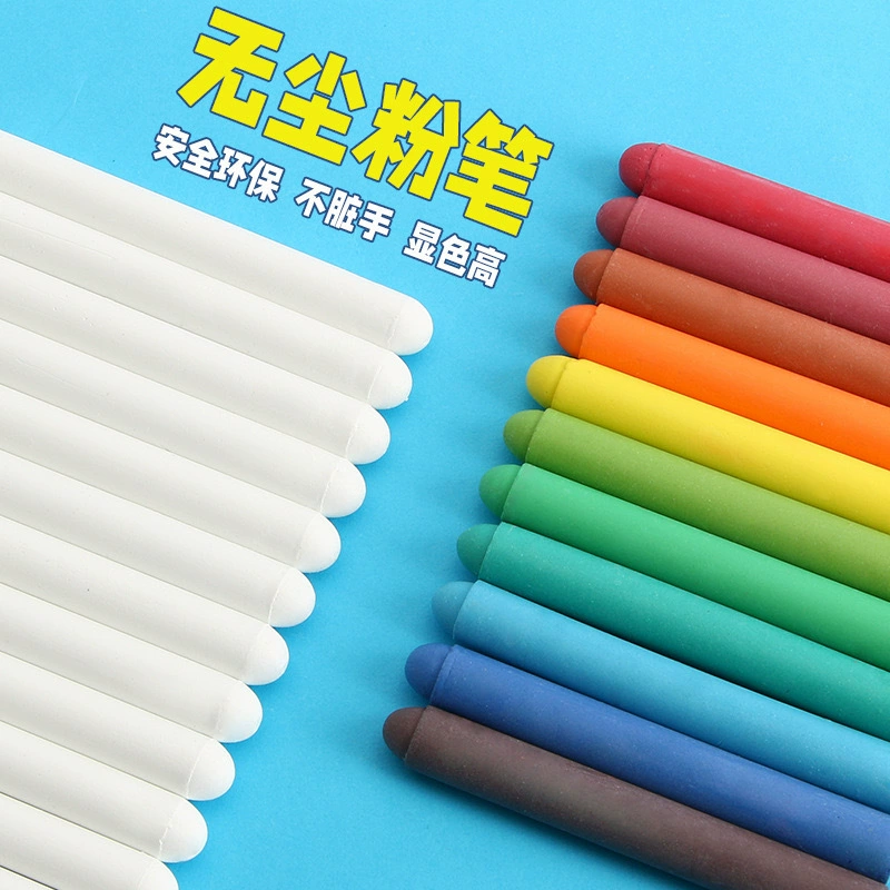 Water-soluble children's ecological chalk dust-free