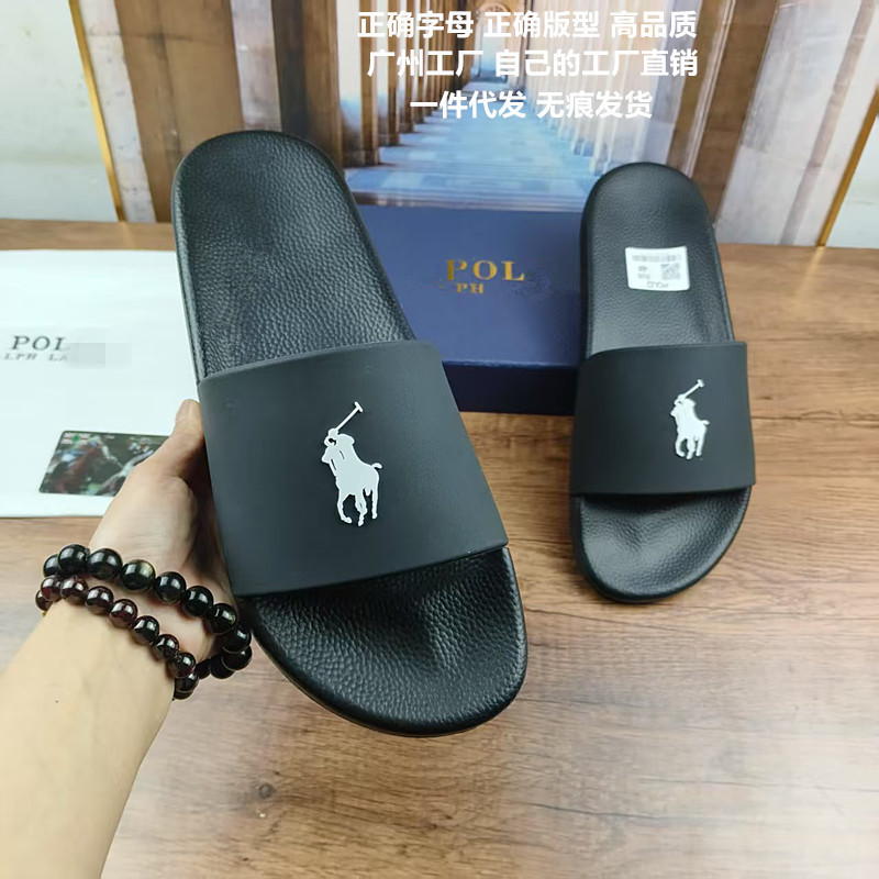 Polo Men's Slippers Summer Polo Sports Casual Outdoor Slip-On Sandals Nigeria Cambodia Phnom Penh Vietnam