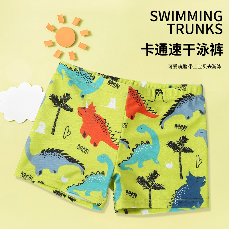 Bañador para niños de dibujos animados para niños poliéster Boxer shorts playa para niños Vacaciones de aguas termales para niños bañador para niños