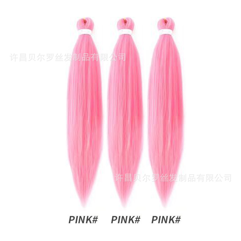 Kit de 3 pelucas EZ Braid – cabello synthetic, colores sólidos/degradé