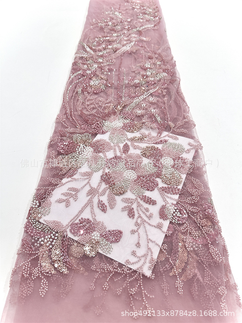 Vestido de boda europeo y americano Suzhou cheongsam ropa de moda tela de vestido comercio exterior transfronterizo al por mayor tela bordada image 7