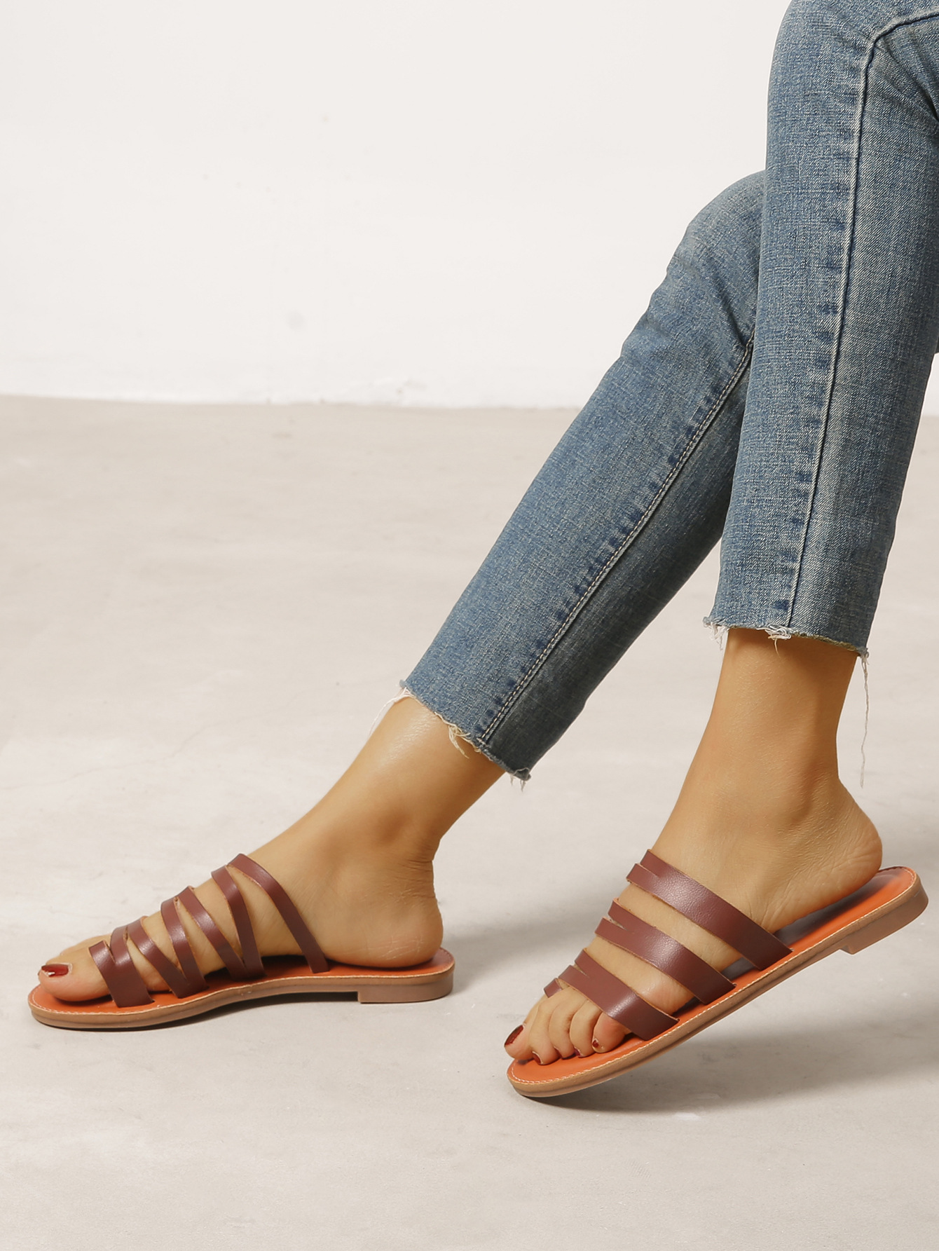 sandals lightweight beach shoes spot plum slippers _voghion.com