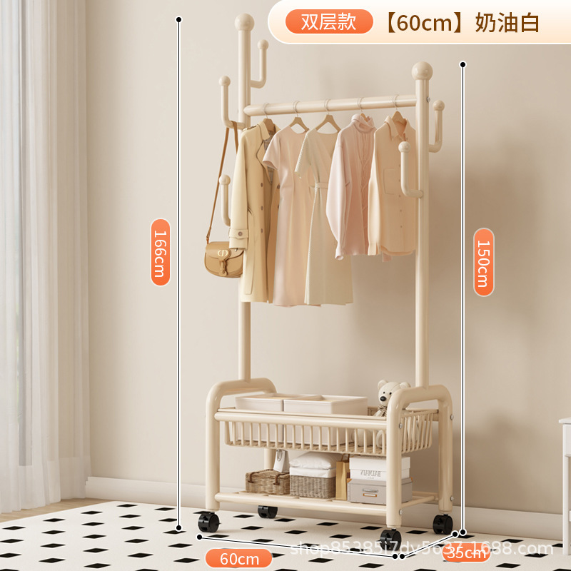 コートラック 床置き型 縦型 屋内 家庭用コートラック サボテンコートラック ドライラック 寮のコートラック 収納ラック|undefined
