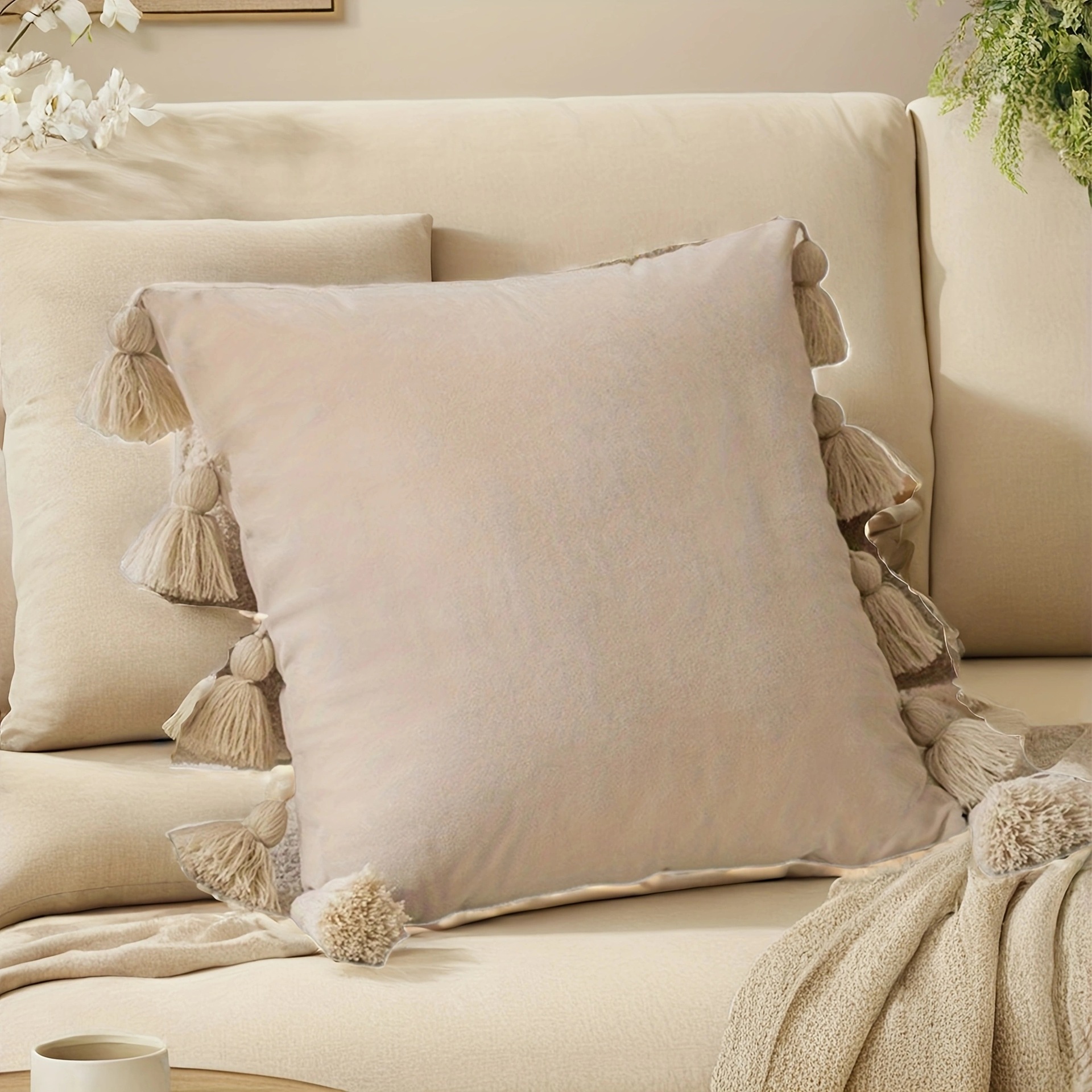 Inswind sleeve sofá abrazar cubierta de almohada decoración de la sala de estar cabecera cubierta de almohada de color sólido cubierta de cintura cubierta de almohada al por mayor