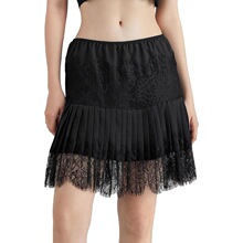 F 67211 Y2K Ballet Hem Lace Layered Ruffle Skirt �����L��ȹ