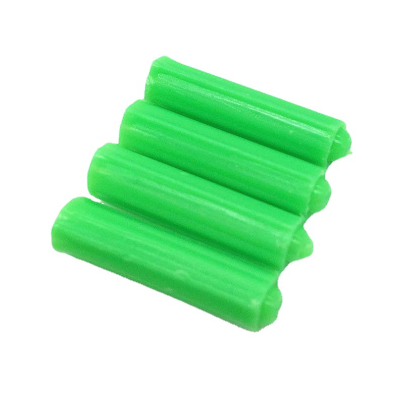 厂家直销绿色塑料膨胀管M6M8厘涨塞胶粒监控摄像头螺丝包