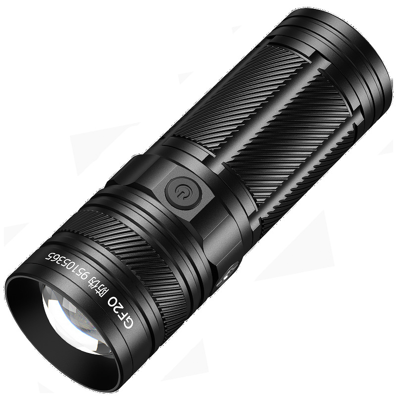 Shenhuo GF20 luz de pesca nocturna de luz fuerte LED fuente de luz de cuatro colores zoom giratorio luz azul fábrica de luz de pesca al aire libre al por mayor