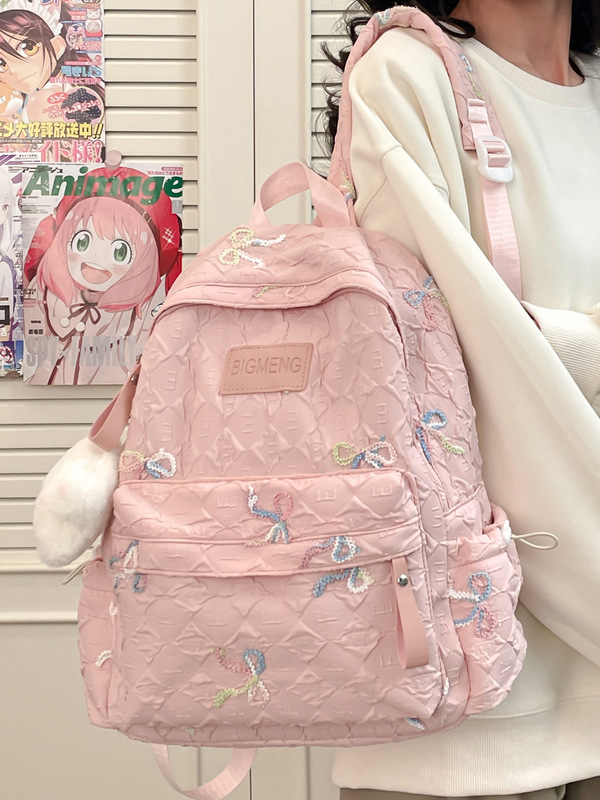 ランドセル日本高価値ガールバックパック小学生女性大容量カジュアルオールマッチナイロンスクールバックパック|undefined