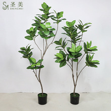 仿真绿植高山榕孟加拉榕室内大型装饰盆栽落地摆件高级感落地摆件