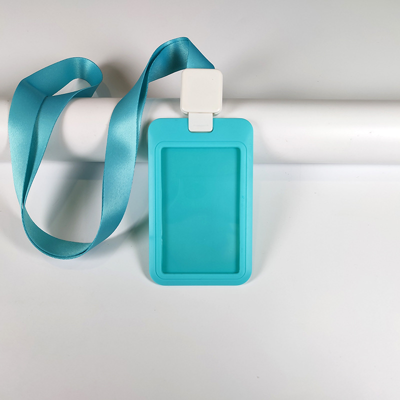 スライドカバー押し込みハードカードホルダー ABS プラスチックバッジ従業員バッジ漫画カラー大型カードホルダードキュメント|undefined