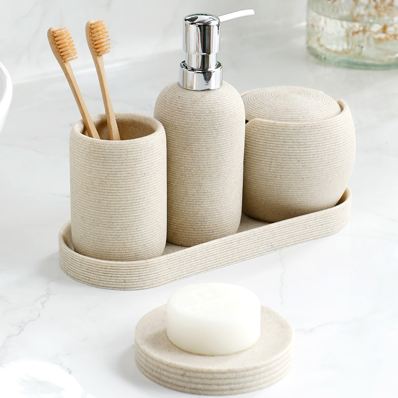 Simple creativo ins estilo baño almacenamiento decoración traje escritorio aromaterapia taza baño enjuague bucal taza loción taza