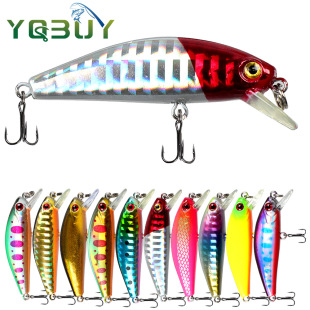 In stock foreign trade submerged Mino Luya fake bait 6.5cm/6.5g long shot sea fishing freshwater fishing beading bass
