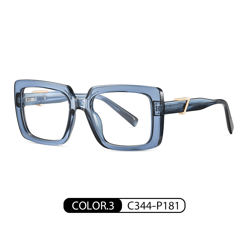 BC910, Monturas de Gafas Modernas para Mujer, Marca Europea y Americana de Moda, Lentes Transparentes, Sensación de Alta Gama, Varillas de Acetato, Aptas para Lentes Graduadas.