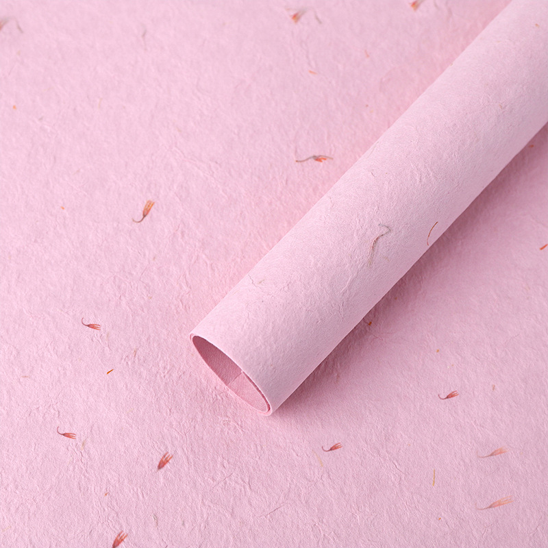 Nuevo papel de pétalo desmenuzado, papel de estilo, papel de embalaje de ramo, papel de embalaje de flores de alta calidad, papel Dongba, papel floral, lote