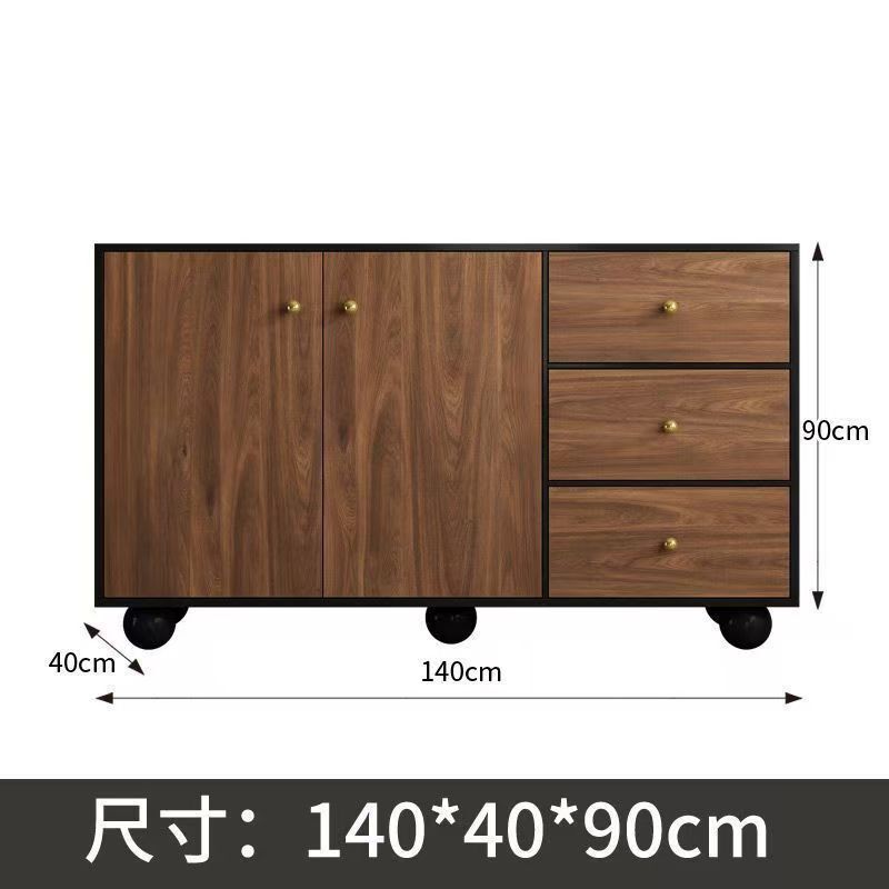 中世スタイルの引き出しキャビネット、5つの引き出しキャビネット、寝室の収納キャビネット、無垢材のベッドサイドキャビネット、収納キャビネット、壁に一体化された5つの引き出しキャビネット|undefined