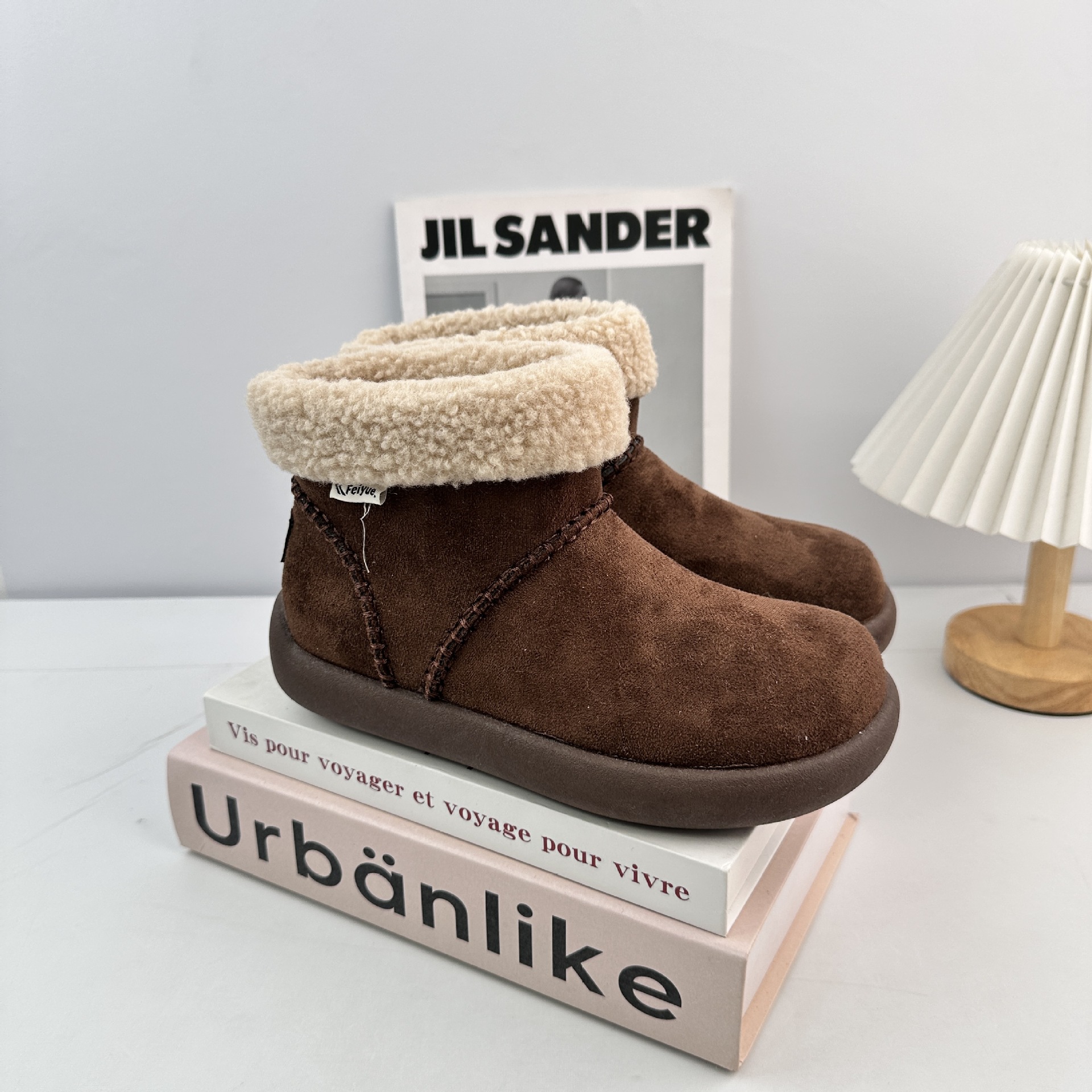 Far wave lana de patata zapatos de nieve para mujeres invierno 2025 nuevos zapatos impermeables de patata caliente y feos image 9