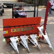 手推稻谷玉米秸秆割台双层高架苜蓿牧草割晒机多功能小型青储机