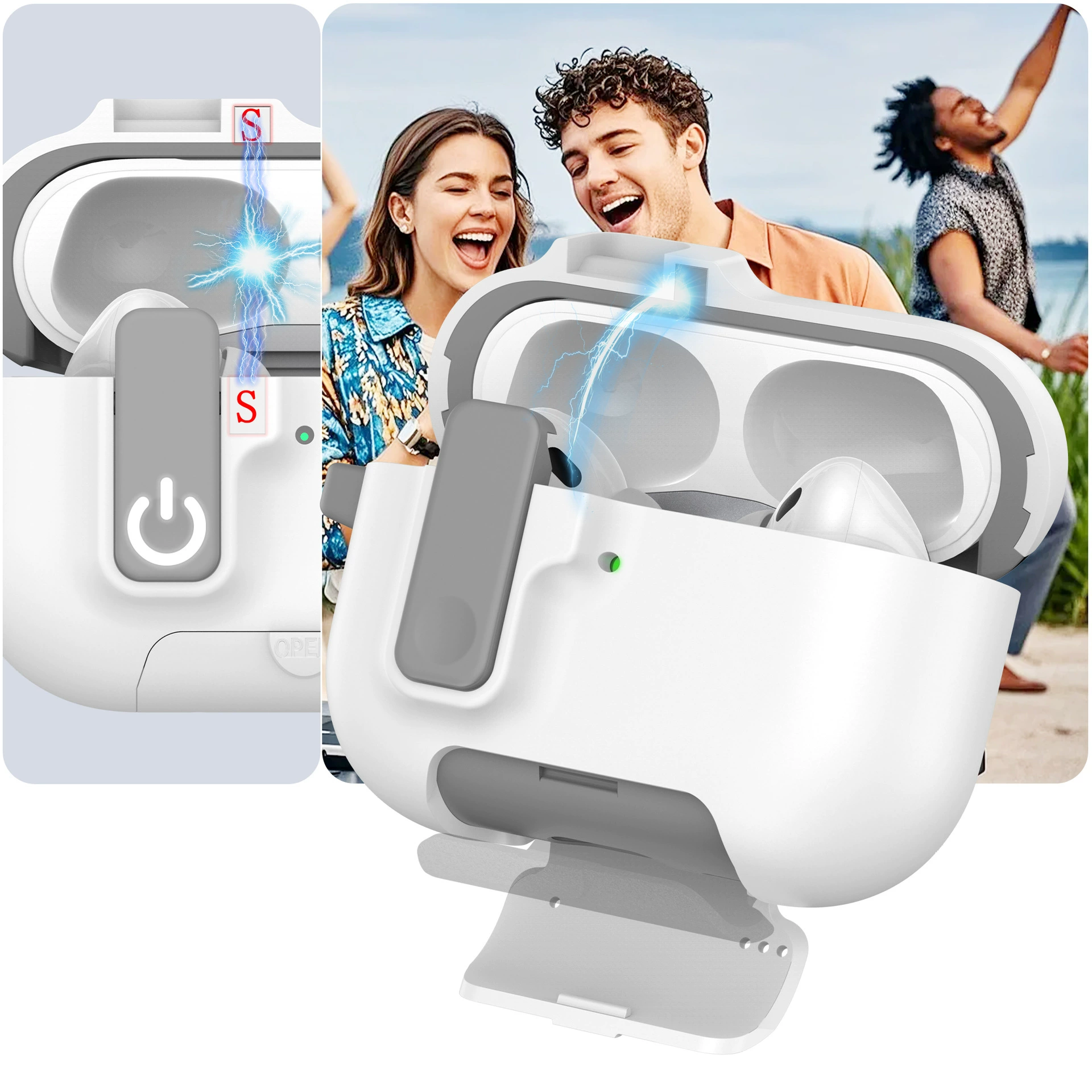 Совместимая защитная чехол для Apple, наушники, трубки, 4 шт., pro2