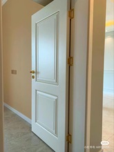 白色法式复古烤漆门卧室门房间门奶油风实木多层复合门对开门