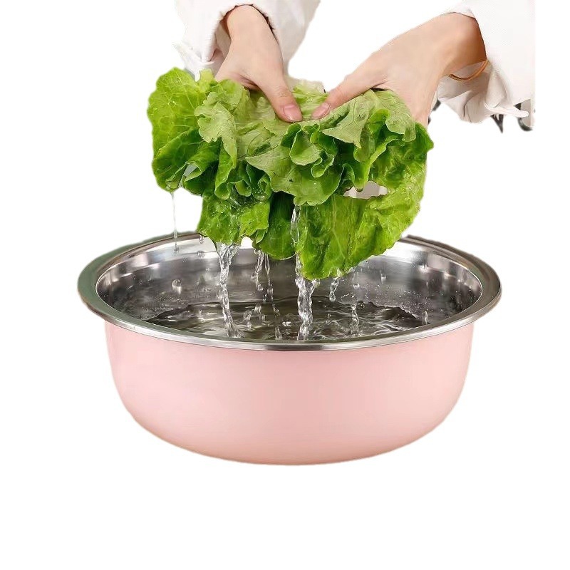 Lavabo de color más grueso y profundo, cocina casera, sopa y condimento de fideos, cocina de inducción, lavabo de lavado facial universal