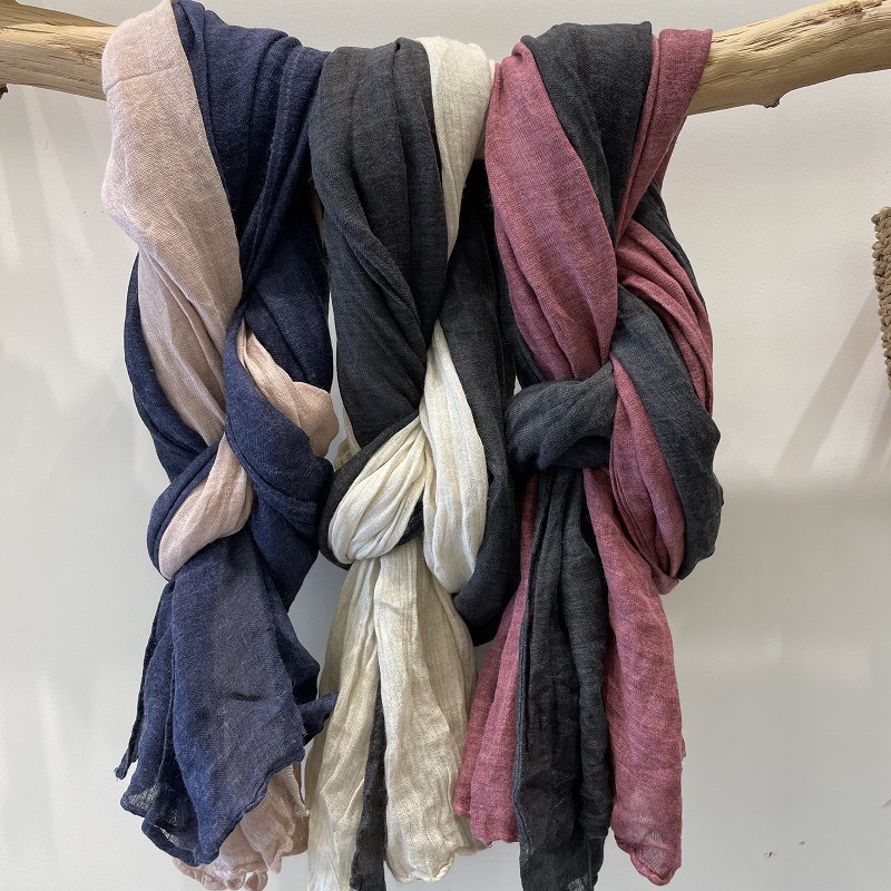 Nouveau châle chaud en coton de grande taille avec protection solaire haut de gamme et écharpe en lin polyvalente pour femmes_voghion.com