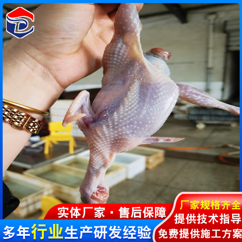 临沂鸡鸭鹅浸蜡池设备 家禽屠宰机械 蛋鸡宰杀流水线 价格美丽