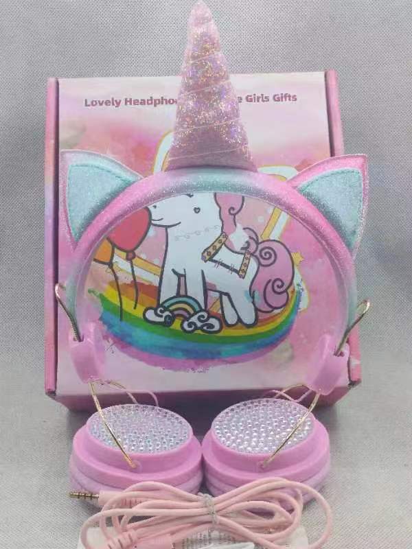 핑크 컬러 박스 포장 오디오 라인