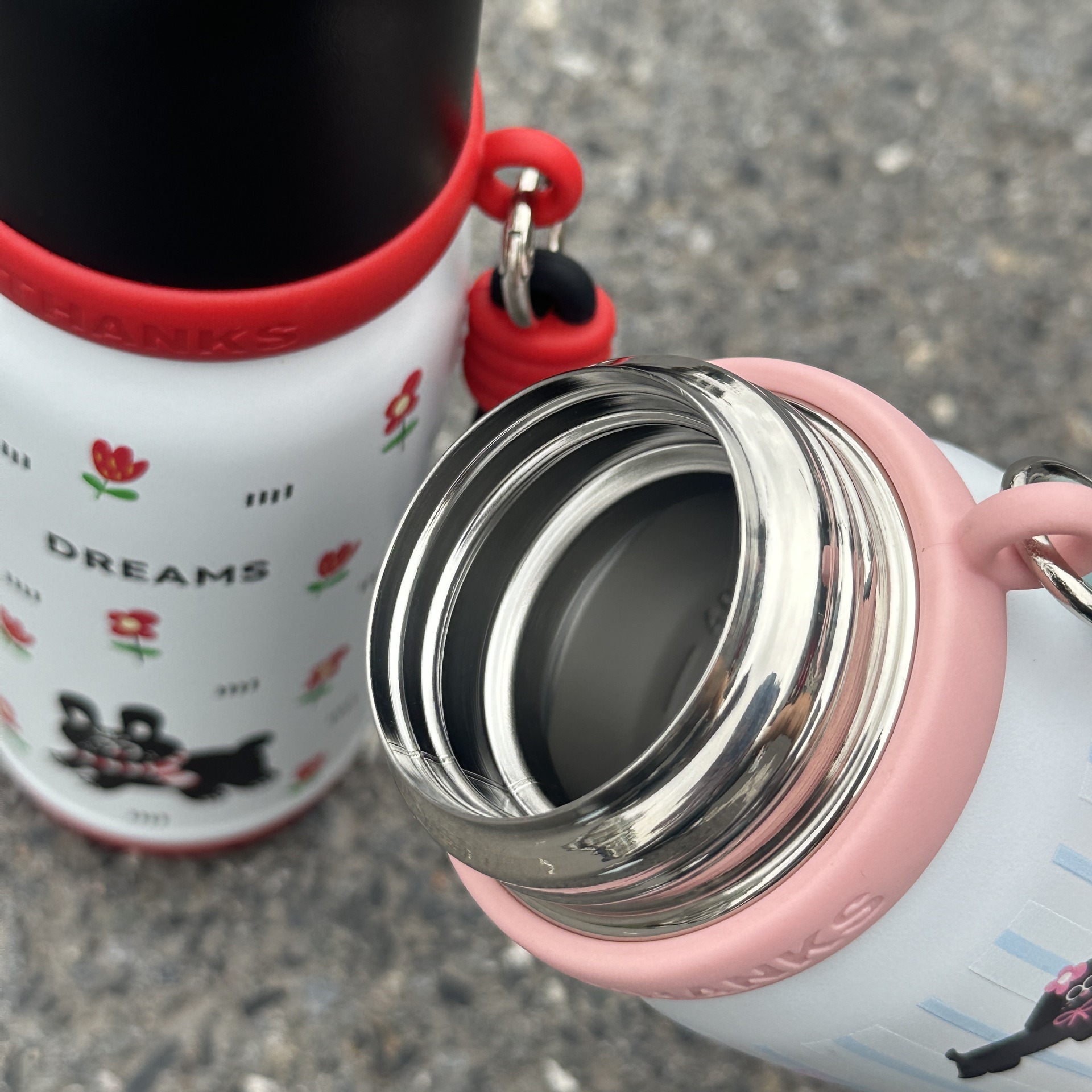 Taza de vacío de acero inoxidable 304 taza de agua de gran capacidad para estudiantes masculinos y femeninos conveniente hervidor creativo al aire libre taza de agua para el hogar