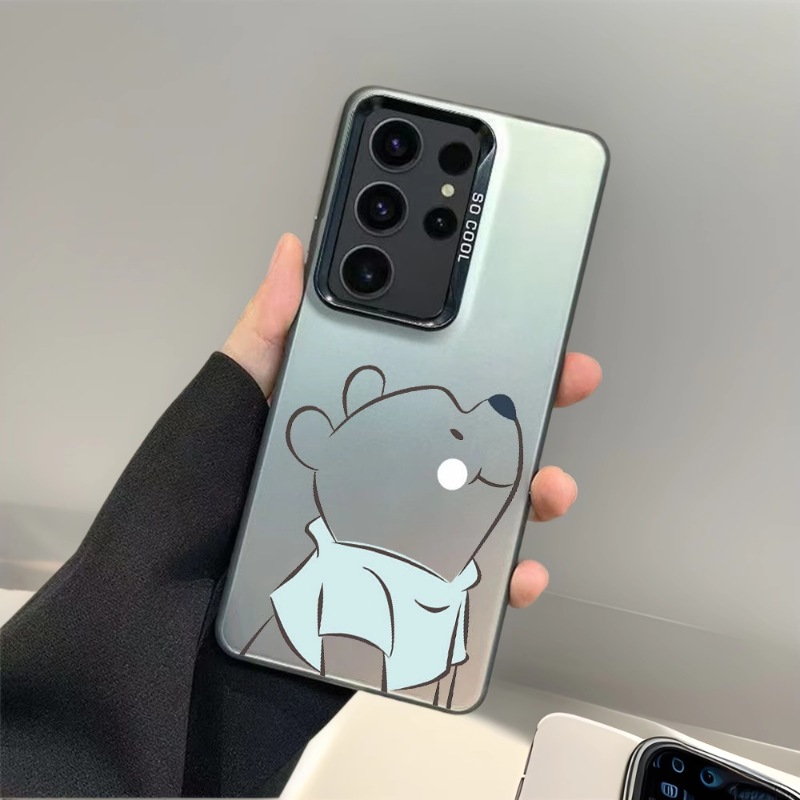 仰望维尼熊适用三星Galaxy S25手机壳note20卡通Samsunga73s23s24