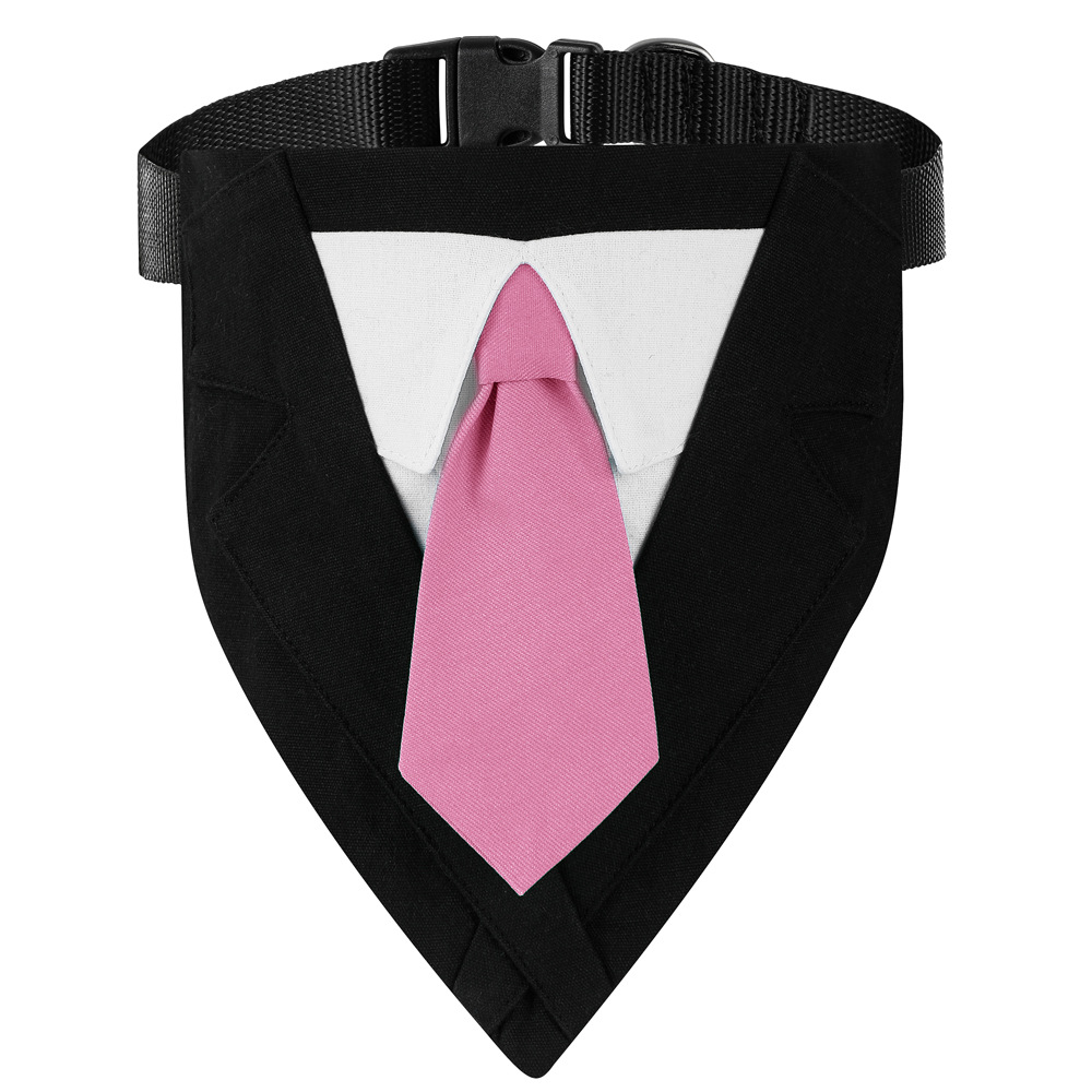 Cross-border exclusivo nuevo traje popular perro triángulo bufanda corbata mascota perro saliva toalla bufanda de la boda